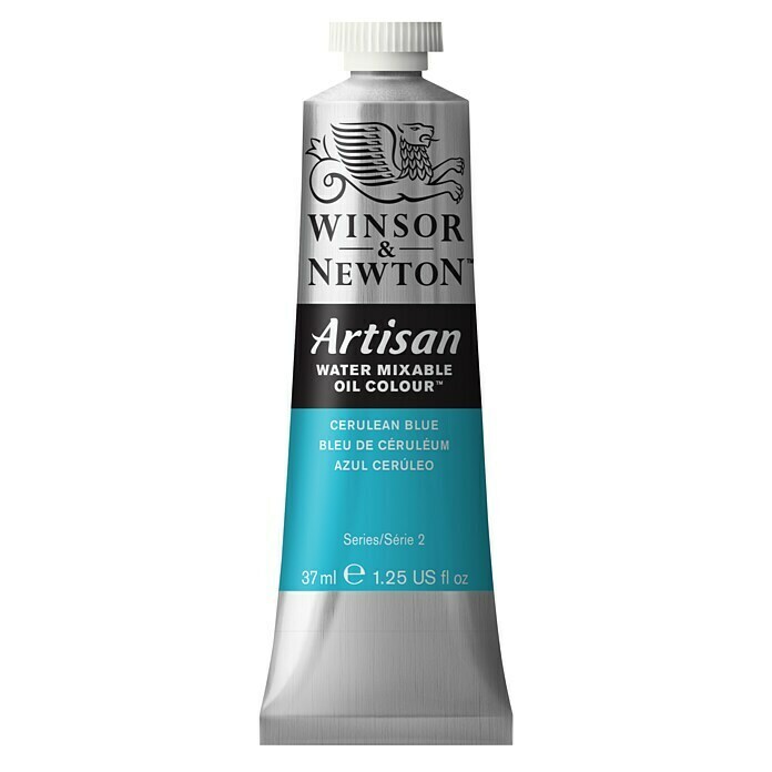 Winsor & Newton Artisan ÖlfarbeCoelinblau, 37 ml, Tube Front View