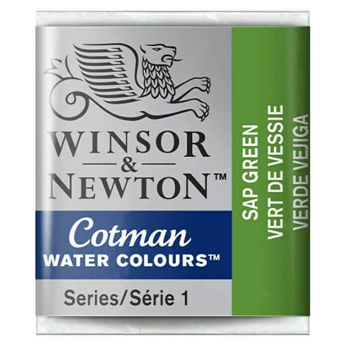 Winsor & Newton Cotman Aquarelverf (Sapgroen, ½ kopje)