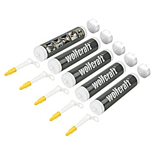Wolfcraft Cartucho de repuesto (3 ud., Específico para: Pistolas de cartuchos Wolfcraft)