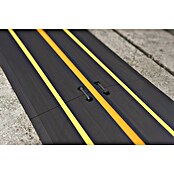 D-Line Kabelgeleiding Ultra Cable Cover (Zwart / Geel, Pvc, l x b x h: 200 x 21,5 x 1,8 cm) | BAUHAUS