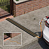 D-Line Kabelgeleiding Ultra Cable Cover (Zwart / Geel, Pvc, l x b x h: 200 x 21,5 x 1,8 cm) | BAUHAUS