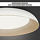 MegaLight LED-Deckenleuchte rund Shining Bowl (24 W, Ø x H: 49 x 9,5 cm, Cappuccino/Weiß, Warmweiß) | BAUHAUS