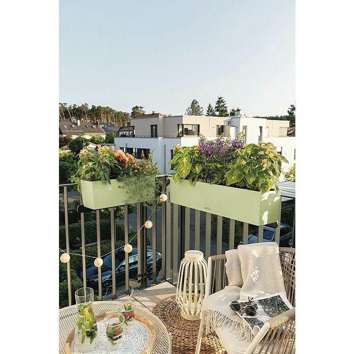 Lechuza Color Žardinjera za balkon Balconera  (Maks. vanjska dužina: 50 cm, Plastika, Zelena) | BAUHAUS