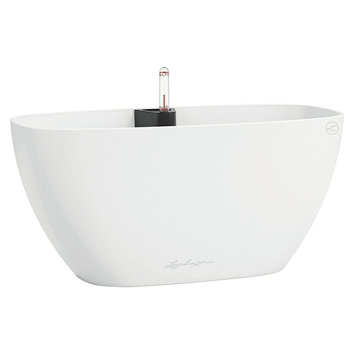 Lechuza Pflanzschale Navio (L x B x H: 18,3 x 39 x 19 cm, Kunststoff, Weiß) | BAUHAUS