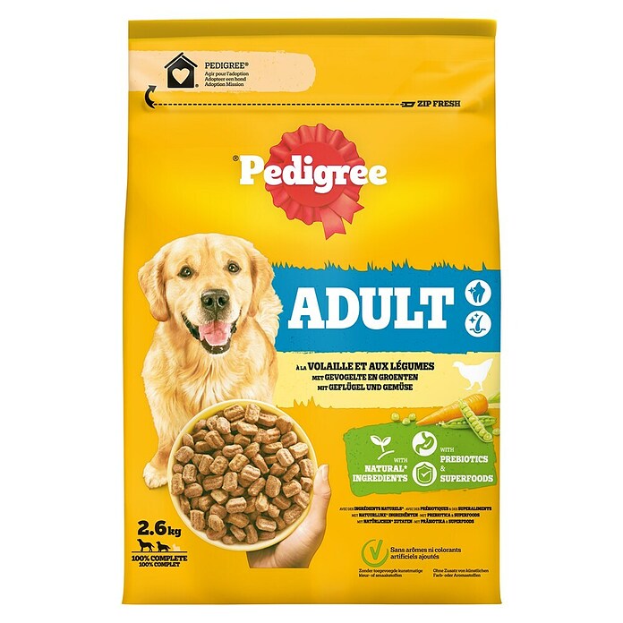 Pedigree Droogvoer voor honden Adult kip (2,6 kg) | BAUHAUS