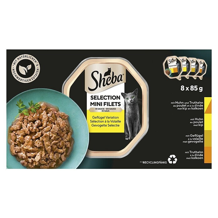 Sheba Natvoer voor katten Gevogelte Selectie (85 g) | BAUHAUS