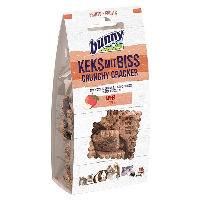 Bunny Nature Knaagdier snacks Crunchy Cracker (50 g, Appel) | BAUHAUS