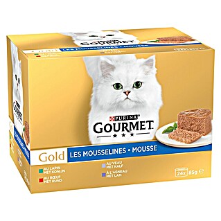 Purina Natvoer voor katten Gourmet Gold - Mousse (85 g)