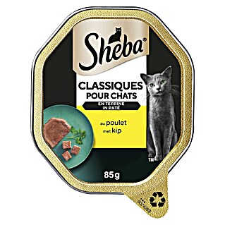 Sheba Natvoer voor katten Classic kip (85 g)