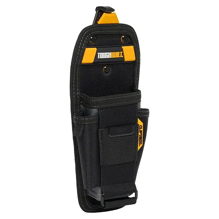 ToughBuilt ClipTech Soporte para herramientas - Ancho: 70 mm, Poliéster - La robusta bolsa de herramientas ToughBuilt ofrece un práctico espacio de almacenamiento y ClipTech para una fijación rápida al cinturón. Perfecto para cualquier artesano.