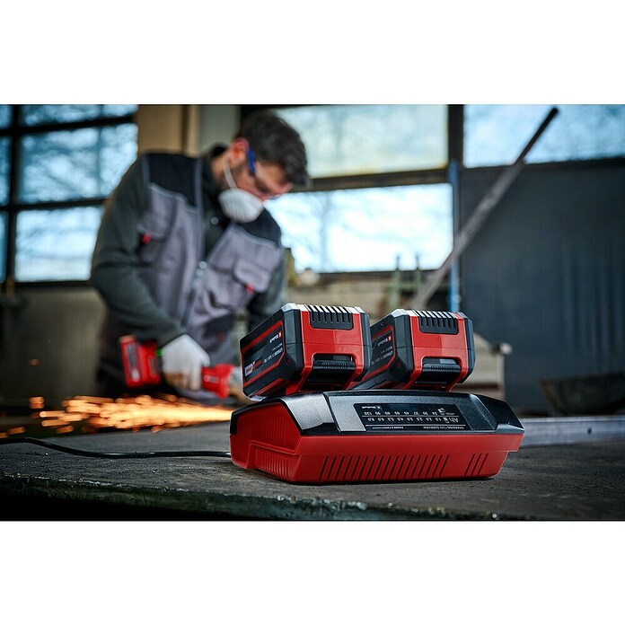 Einhell Punjač Power X-Twincharger 4 A  (Namijenjeno za: Einhel Power X-Change baterije) | BAUHAUS