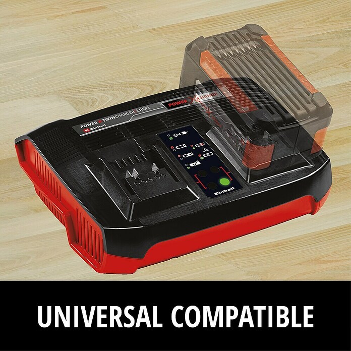 Einhell Akumulatorski polnilnik Power-X-Twincharger 4 A  (Ustrezno za: Einhel Power X-Change baterije) | Akumulatorji in polnilniki | Dodatna oprema za stroje | Orodja in stroji | Izdelki | BAUHAUS