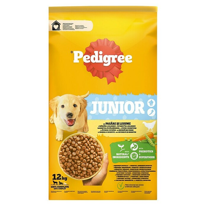 Pedigree Droogvoer voor honden Junior kip (12 kg) | BAUHAUS