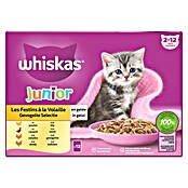 Whiskas Natvoer voor katten Gevogelte Selecie Junior (85 g, 12 st., Junior Gevogelte Selecie) | BAUHAUS