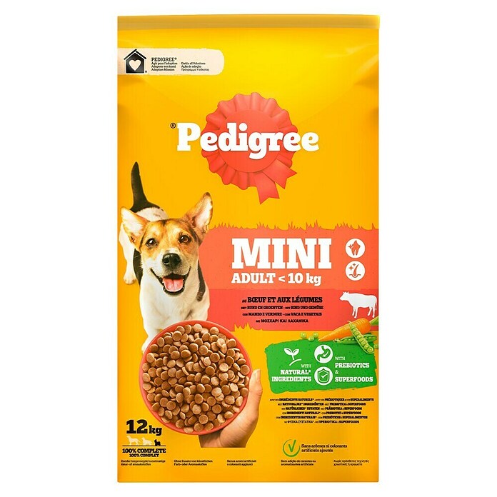 Pedigree Droogvoer voor honden Adult Mini (12 kg) | BAUHAUS