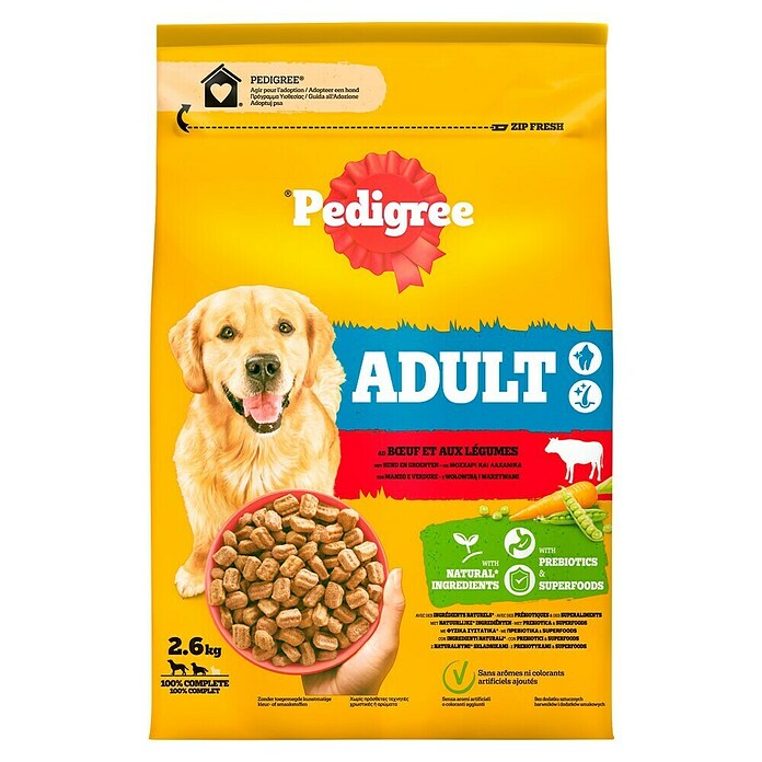 Pedigree Droogvoer voor honden Adult rund (2,6 kg) | BAUHAUS