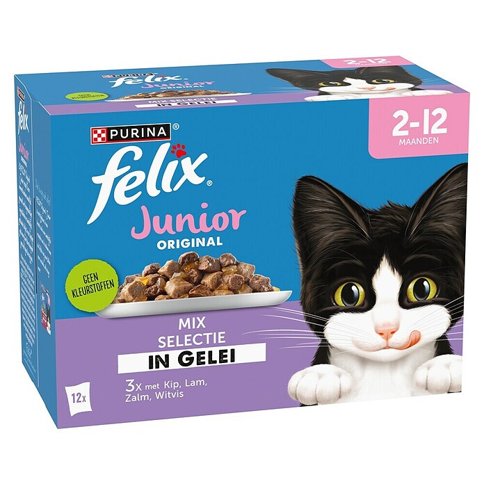 Felix Natvoer voor katten Junior (85 g, Mix Selectie) | BAUHAUS