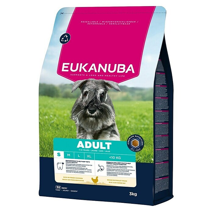 Eukanuba Droogvoer voor honden Adult S - kip (3 kg) | BAUHAUS