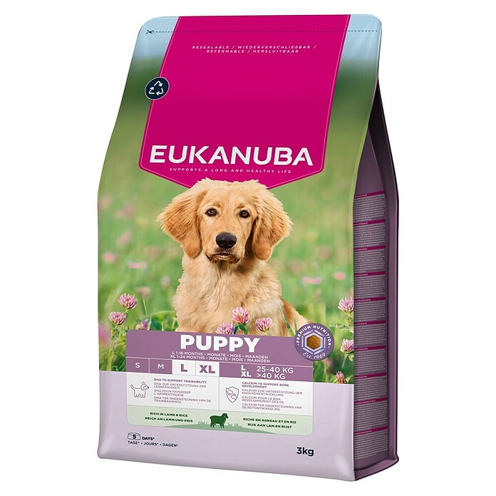 Eukanuba Droogvoer voor honden Puppy lam+rijst (3 kg) | BAUHAUS