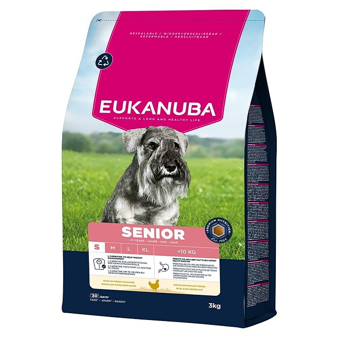 Eukanuba Droogvoer voor honden Senior S - kip (3 kg) | BAUHAUS
