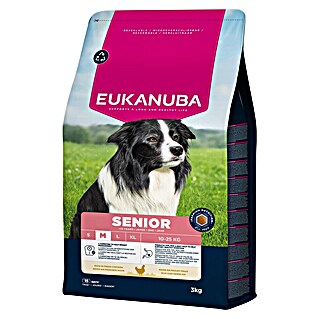 Eukanuba Droogvoer voor honden Senior M - kip (3 kg)