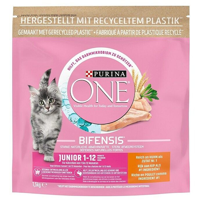 Purina Natvoer voor katten One Junior kip (1,5 kg) | BAUHAUS