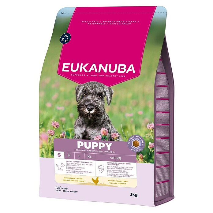 Eukanuba Droogvoer voor honden Puppy S - kip (3 kg) | BAUHAUS