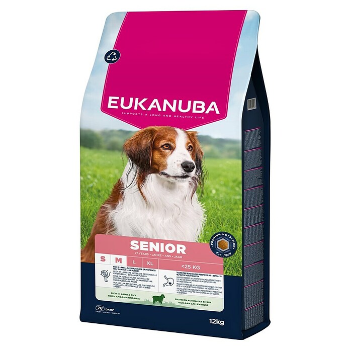 Eukanuba Droogvoer voor honden Senior lam+rijst (12 kg) | BAUHAUS