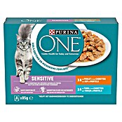 Purina Natvoer voor katten One Sensitive kip+tonijn+wortel (85 g) | BAUHAUS