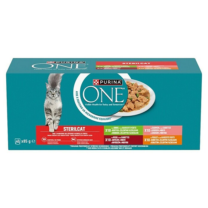 Purina Natvoer voor katten One Sterilcat 4 smaken (85 g) | BAUHAUS