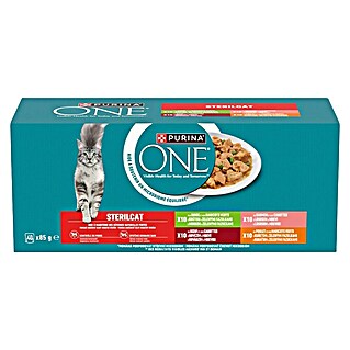 Purina Natvoer voor katten One Sterilcat 4 smaken (85 g)