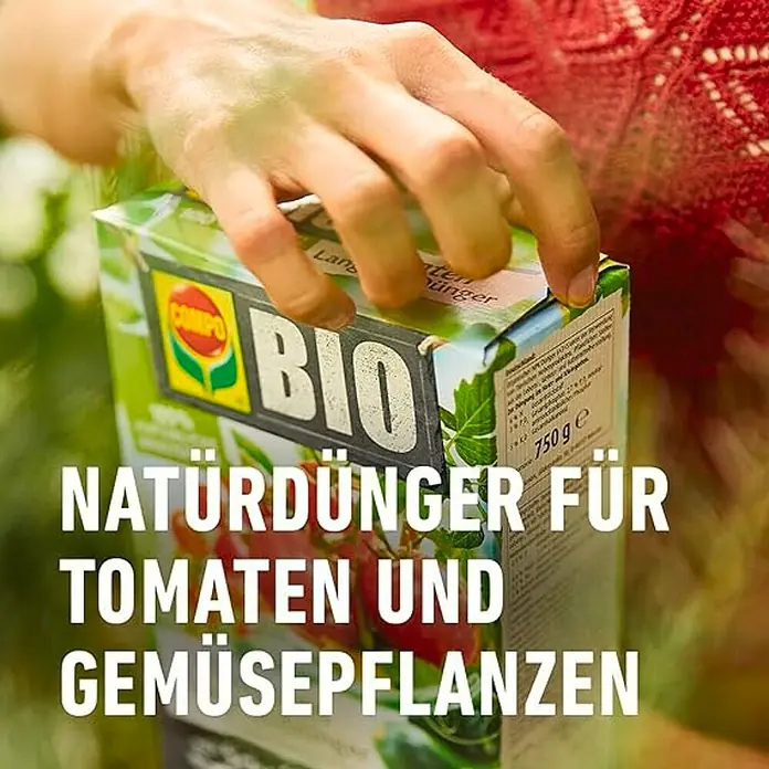 Compo Bio-Schafwolldünger Tomaten - 0,75 kg, Gemüse - Bio Naturdünger für Tomaten und Gemüsepflanzen. Ein biologischer Dünger, der speziell für Tomaten und Gemüsepflanzen geeignet ist.