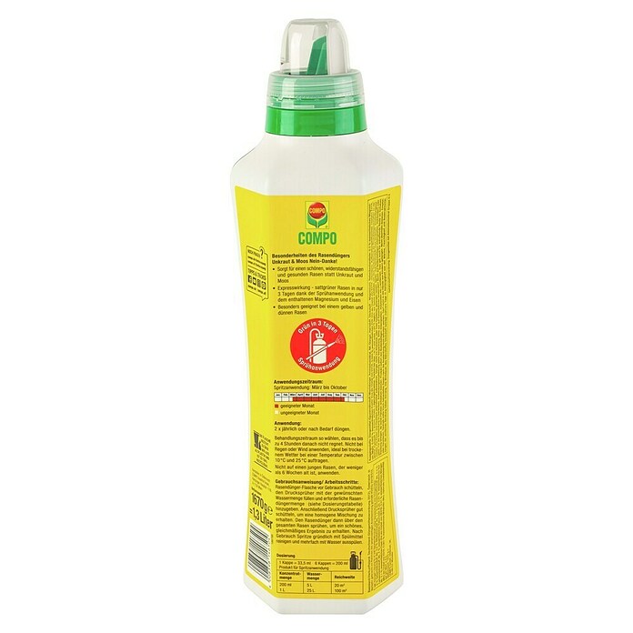 Compo Gnojivo za travnjake  (1,3 l) | BAUHAUS