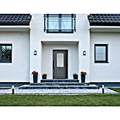 Aurelis Haustür BH 1001 (110 x 210 cm, DIN Anschlag: Links, Anthrazitgrau/Weiß) | BAUHAUS