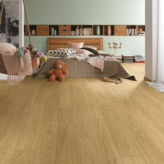 LOGOCLIC Vinto Laminat Summer (Braun, Landhausdiele, 1 288 x 195 x 8 mm) | BAUHAUS