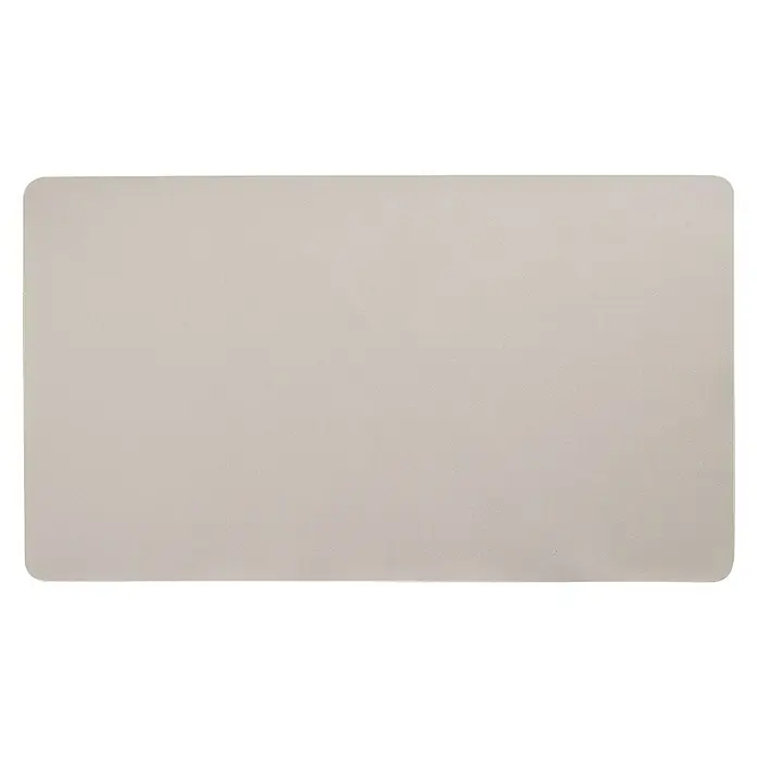 Zeller Present Unterlage Schreibtischunterlage - 70 x 40 cm, Creme, PVC - Graue, rechteckige Schreibtischunterlage mit abgerundeten Ecken, die einen sauberen und organisierten Arbeitsplatz bietet.