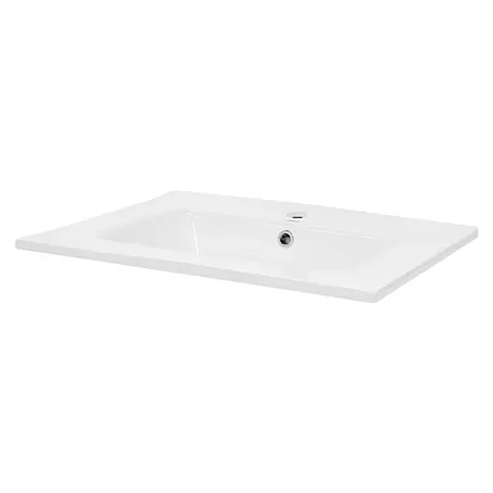 LuxeBath  Einbauwaschbecken Waschtisch Aufsatzwaschbecken aus Keramik für Badezimmer / Gäste-WC
