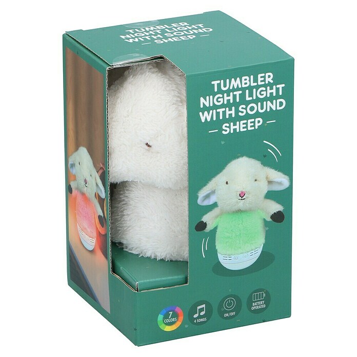 Led-nachtlicht Sheep (l x b x h: 165 x 80 x 165 mm, Meerkleurig) | BAUHAUS