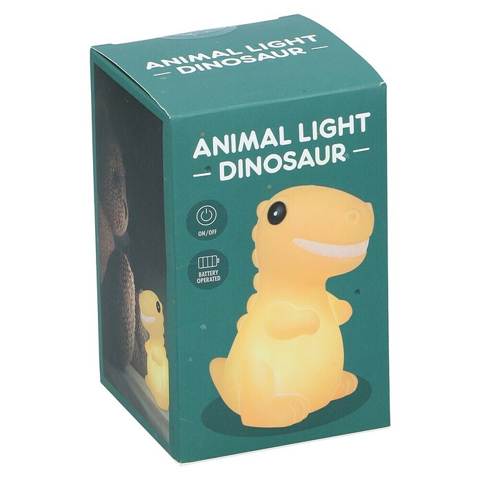 Led-nachtlicht Dino (l x b x h: 80 x 8 x 130 mm, Geel) | BAUHAUS