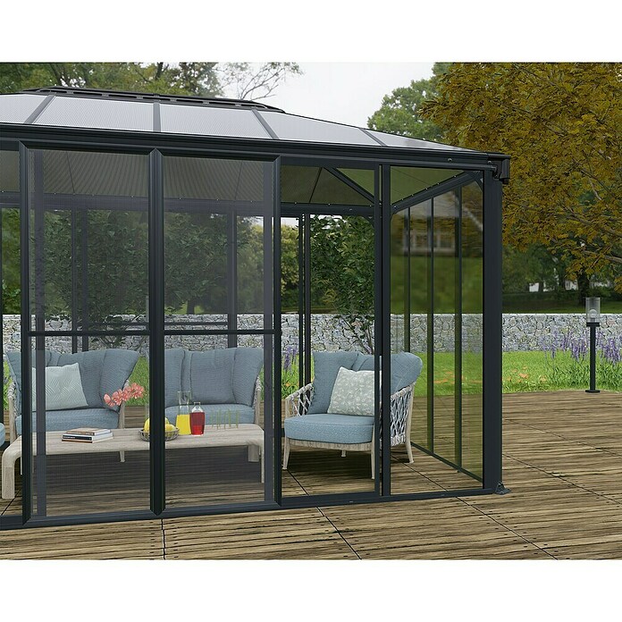 Palram – Canopia Insektenschutztür San Remo (B x H: 1,37 x 2,05 m, Grau) | BAUHAUS