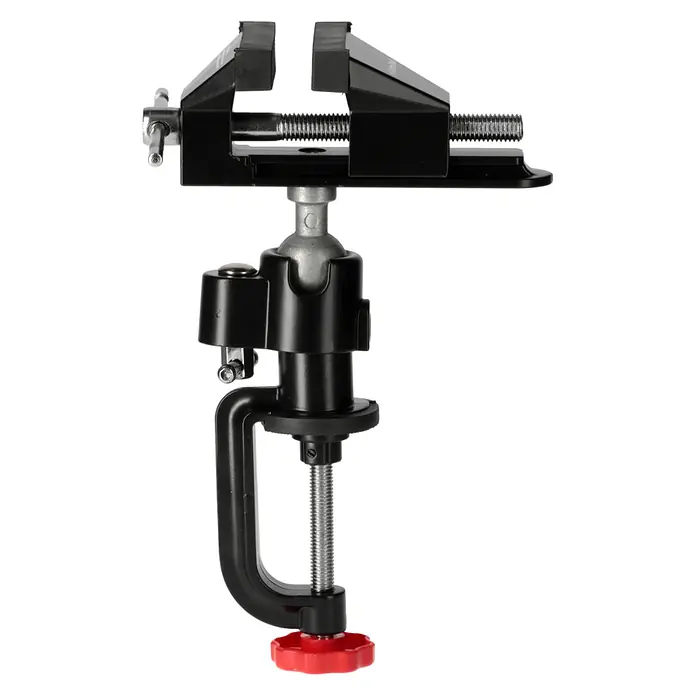 Alpha Tools Tisch-Schraubstock - 360 ° drehbar, Spannweite: 0 mm - 72 mm
