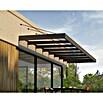Palram – Canopia Pultvordach Sophia XL (750 x 140 x 17 cm, Anthrazitgrau, Farbe Dach: Klar) | BAUHAUS