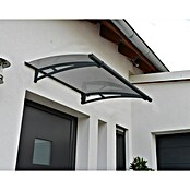 Palram – Canopia Pultvordach Aquila (150,5 x 91,5 x 17,5 cm, Anthrazit, Farbe Dach: Grau) | BAUHAUS