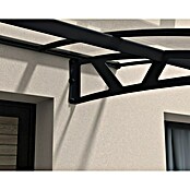 Palram – Canopia Pultvordach Amsterdam (892 x 139 x 33 cm, Anthrazitgrau) | BAUHAUS