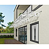Palram – Canopia Pultvordach Bordeaux (892 x 139 x 33 cm, Weiß, Acrylglas) | BAUHAUS