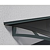 Palram – Canopia Pultvordach Aquila (412 x 91,5 x 17,5 cm, Anthrazit, Farbe Dach: Grau) | BAUHAUS