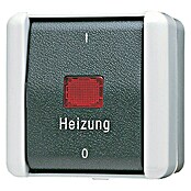 Jung WG 800 Heizungsnotschalter (Grau, Aufputz, IP44)