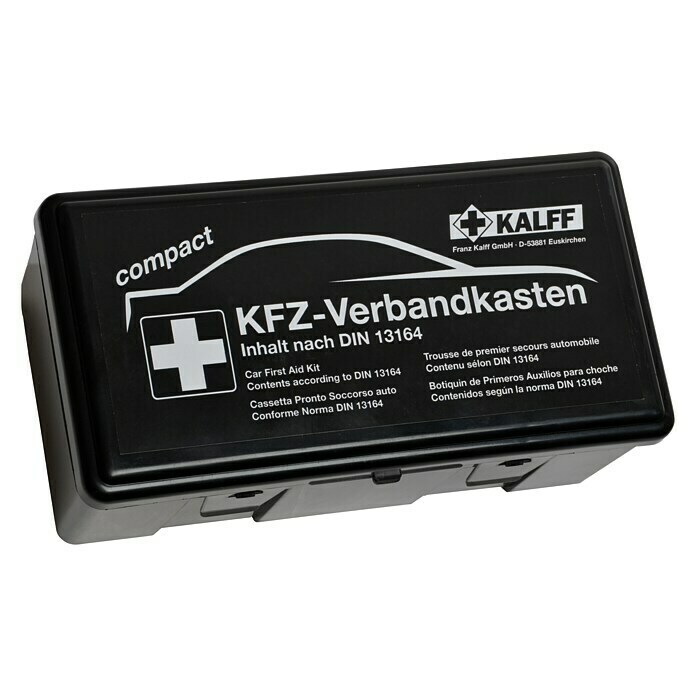 Kalff Kfz-Verbandkasten CompactDIN 13164-2014 Front View