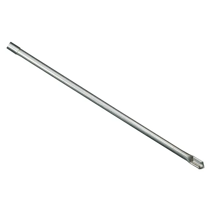 Westline Erdspeer - 70 cm, Aluminium - Ein einzelner Meißel, ein Werkzeug zum Bearbeiten von Materialien durch Abschlagen, liegt diagonal auf dem Bild.