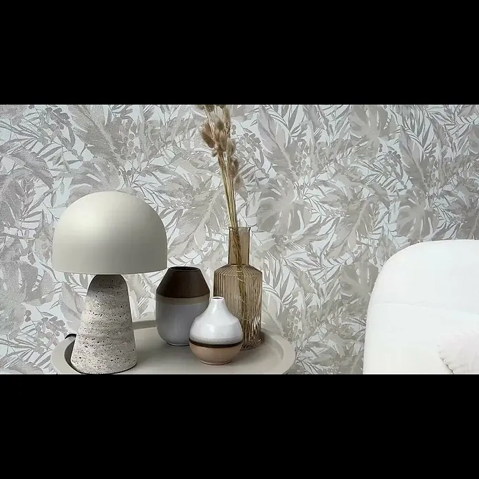 A.S. Création Cosmoliving by Cosmopolitan Vliestapete Blätter - Beige-Creme-Braun, Floral, 10,05 x 0,53 m - COSMOLiving by Cosmopolitan Dschungeltapete 790631